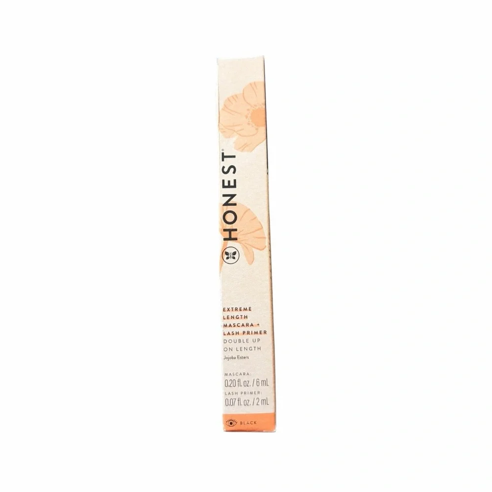 Honest 2in1 Extreme Length black Mascara & Lash Primer glamour full sized NWT